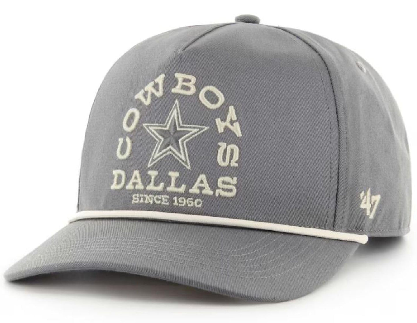 47 Hitch NFL Dallas Canyon Ranchero Adjustable Snapback Hat - Grey