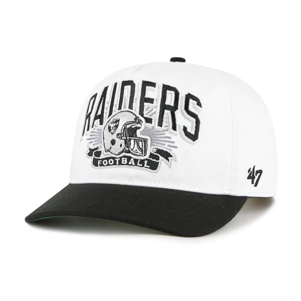 47 NFL Las Vegas Prime Play Hitch RF Adjustable Snapback Hat - White
