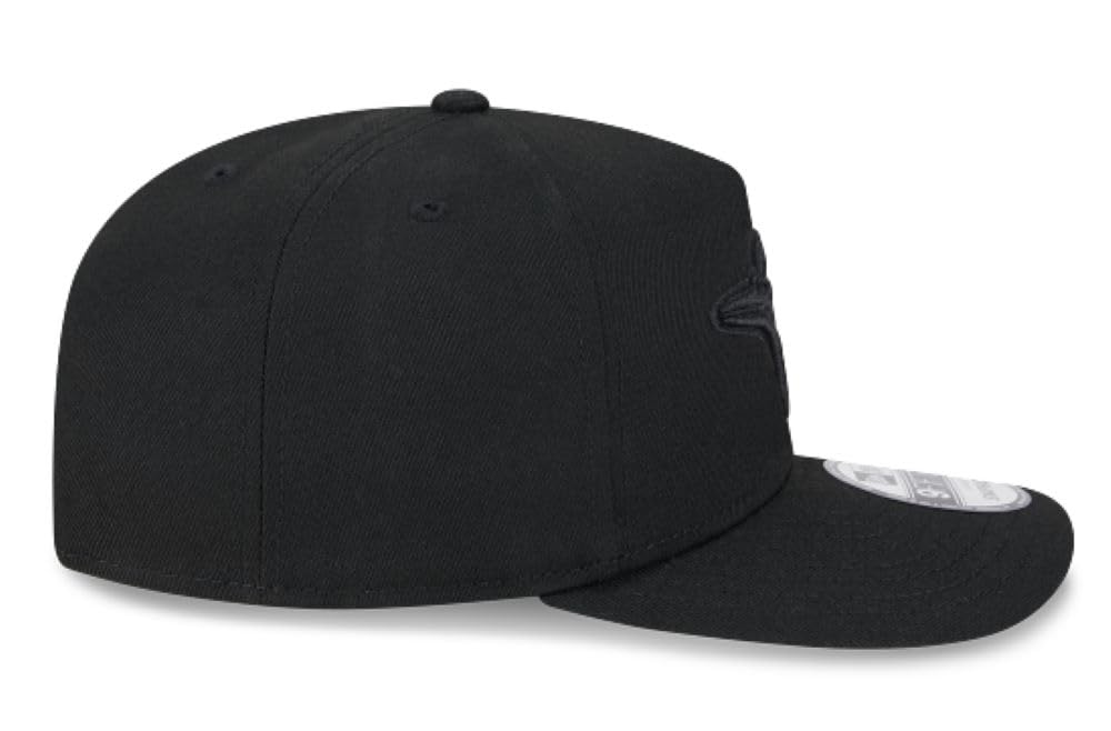 New Era MLB Toronto Blue Jays 9FIFTY A-Frame Adjustable Snapback Hat - Black/Black