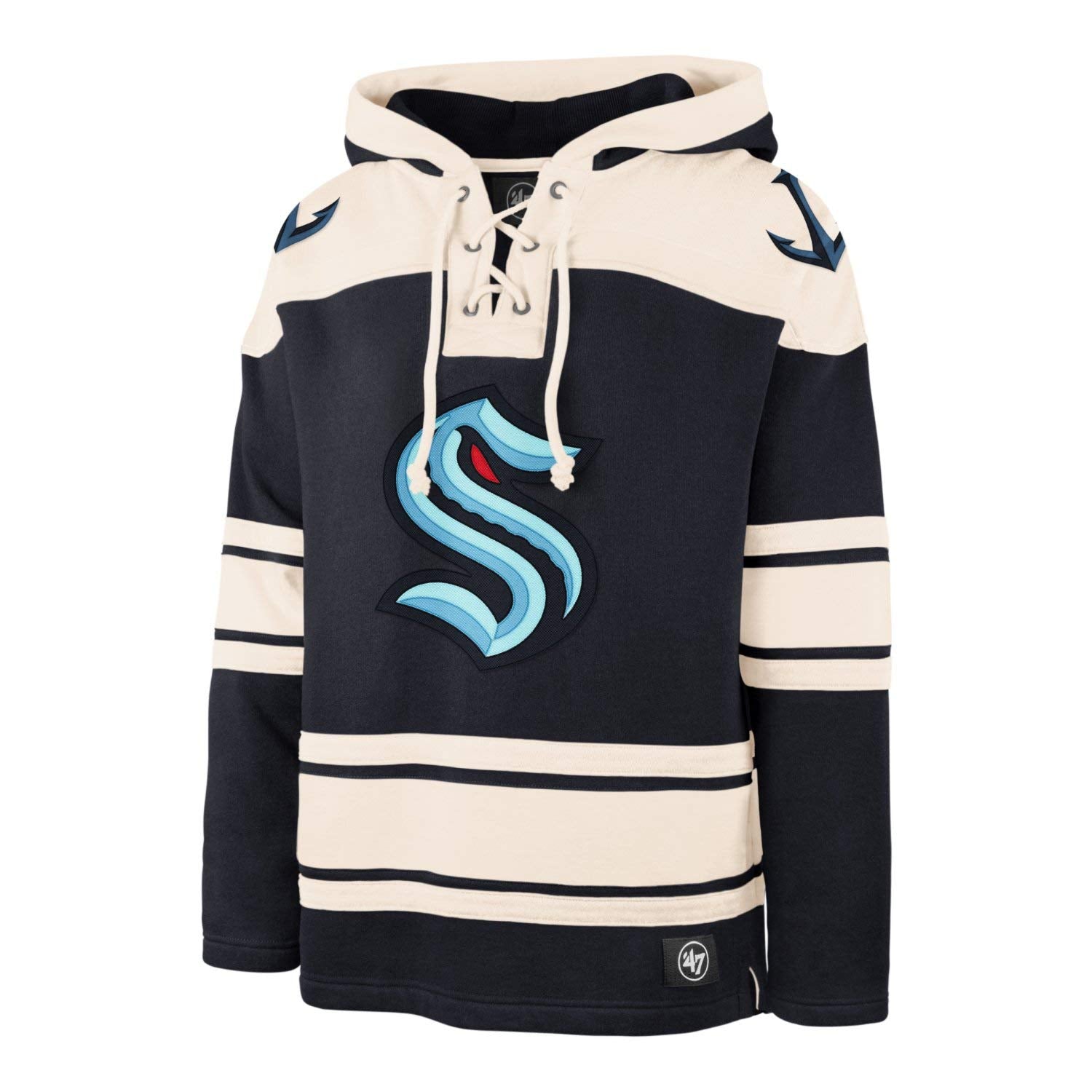 '47 Superior Lacer Heavy Fleece Hoody NHL Seattle Kraken - XL