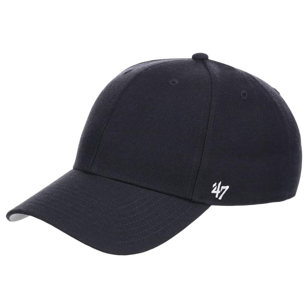 '47 Blank Classic MVP Cap, Adjustable Plain Structured Hat for Men and Women