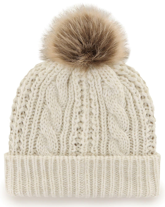 47 Brand NHL Calgary Flames Women's Cuffed Meeko Knit Hat - White