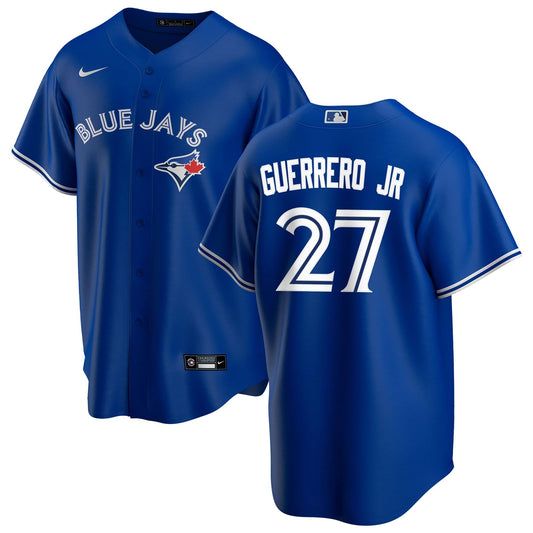 Fanatics Men's Toronto Blue Jays Vladimir Guerrero Jr. Royal Blue MLB Baseball Player Jersey (Large)