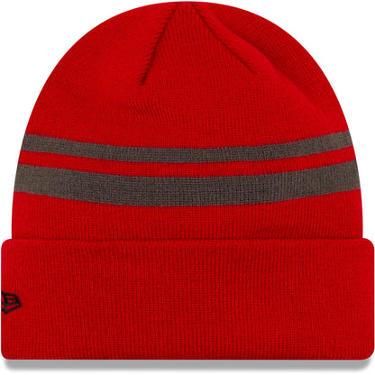 New Era Men's Red Tampa Bay Buccaneers Cuffed Knit Hat