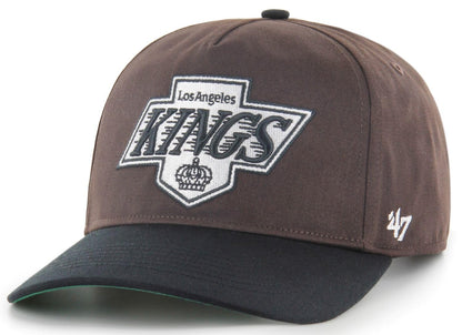 47 Hitch Sure Shot NHL Los Angeles Snapback Hat - Dark Chocolate